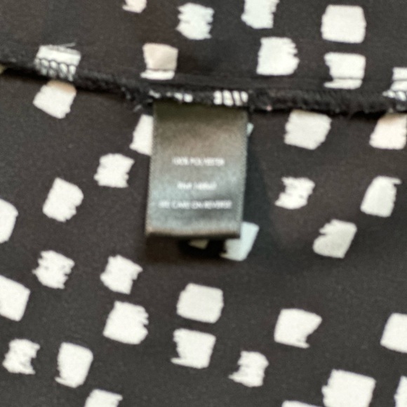 Torrid Black Blouse with White Dots - Picture 3 of 6